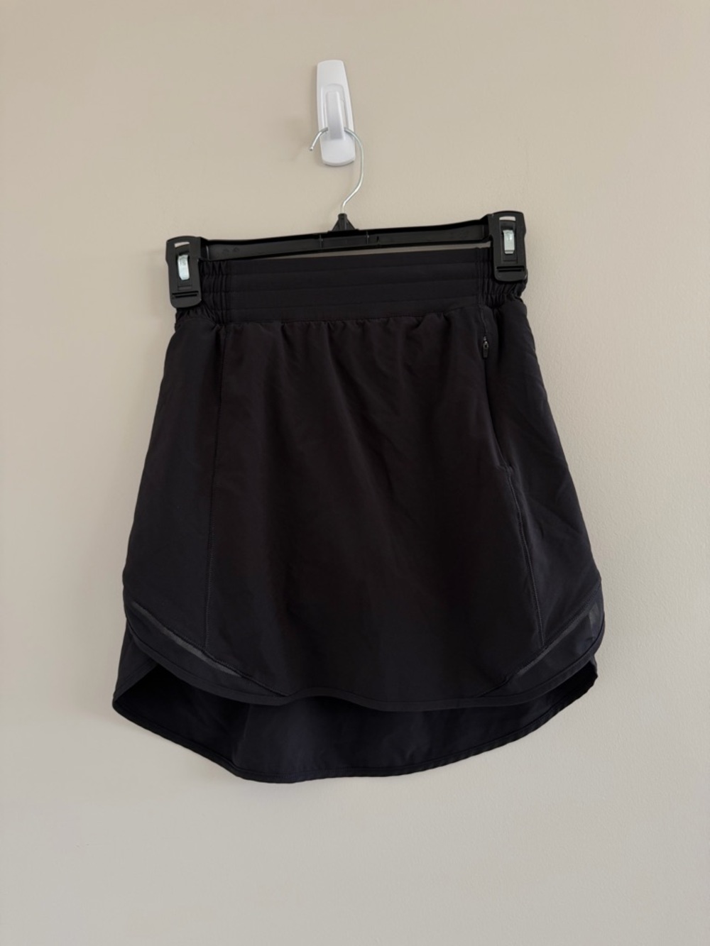 Lululemon Black Athletic Skort Womens Size 2 Performance Golf Tennis Activewear